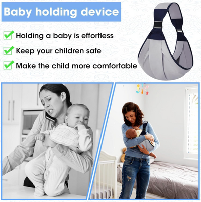 Ergonomic Baby Sling – Comfortable One-Shoulder Baby Carrier for Hands-Free Parenting