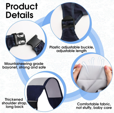 Ergonomic Baby Sling – Comfortable One-Shoulder Baby Carrier for Hands-Free Parenting