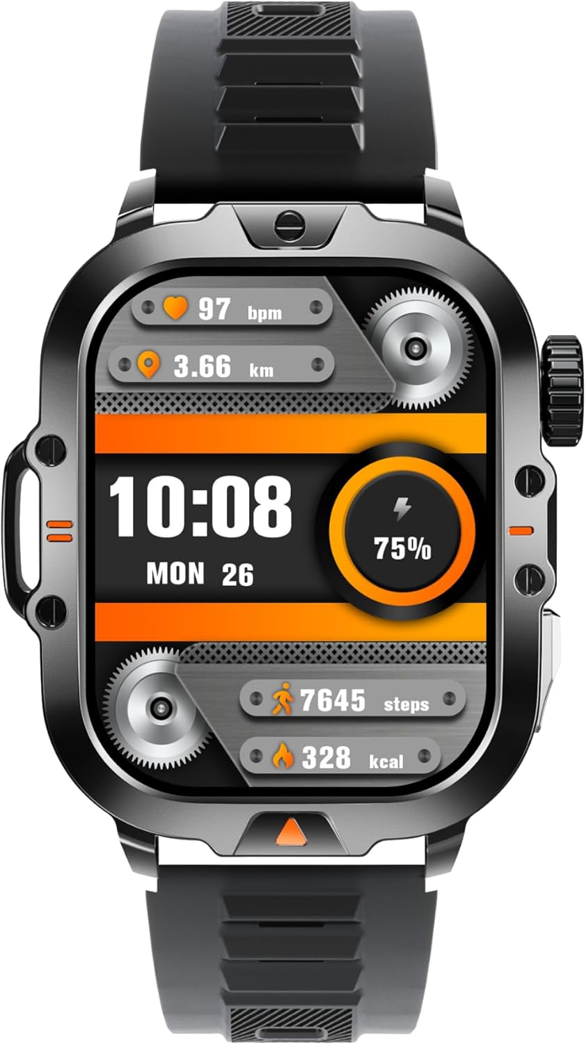 Blacktron Storm S2 Watch - Rugged & Stylish Smartwatch for Adventure Enthusiasts