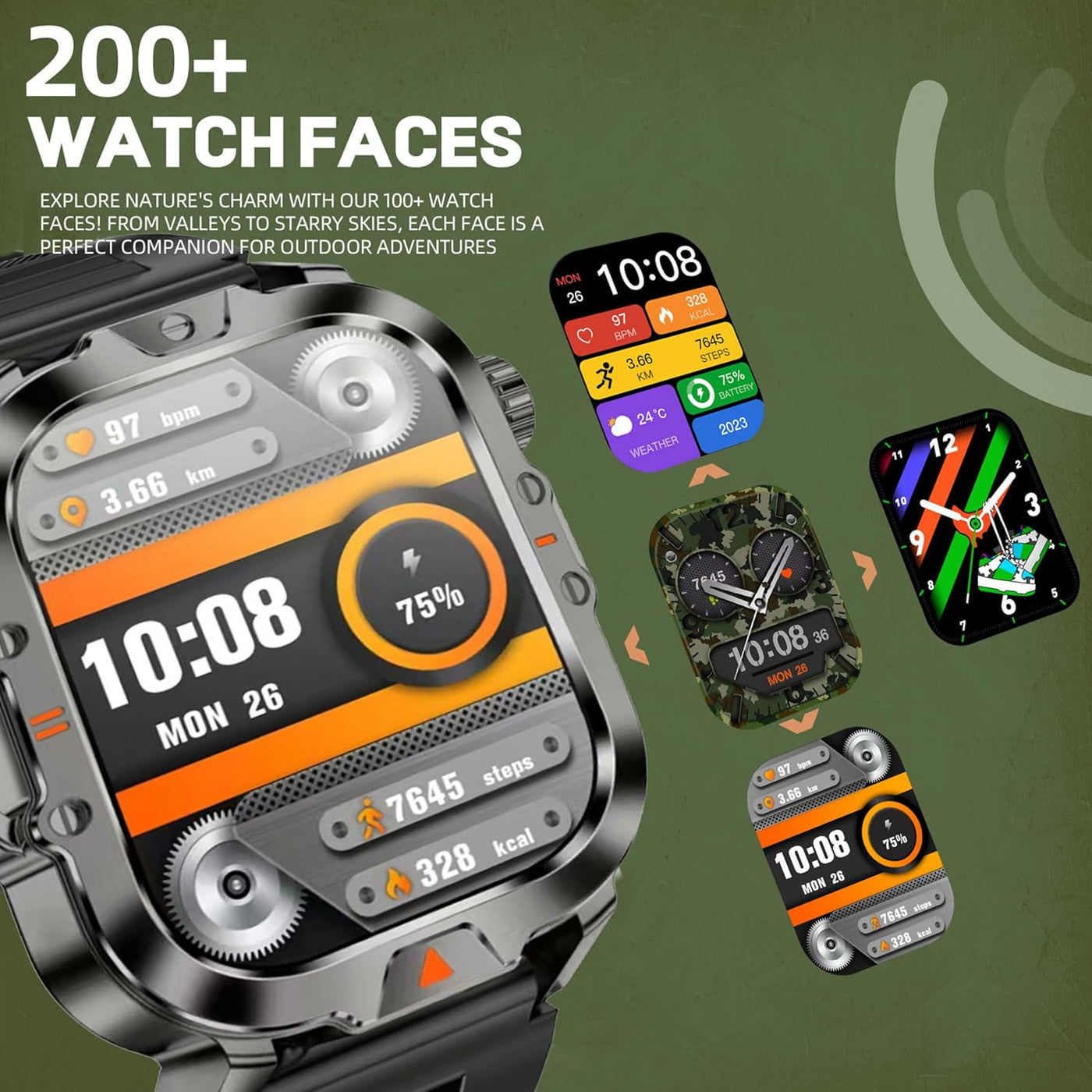 Blacktron Storm S2 Watch - Rugged & Stylish Smartwatch for Adventure Enthusiasts