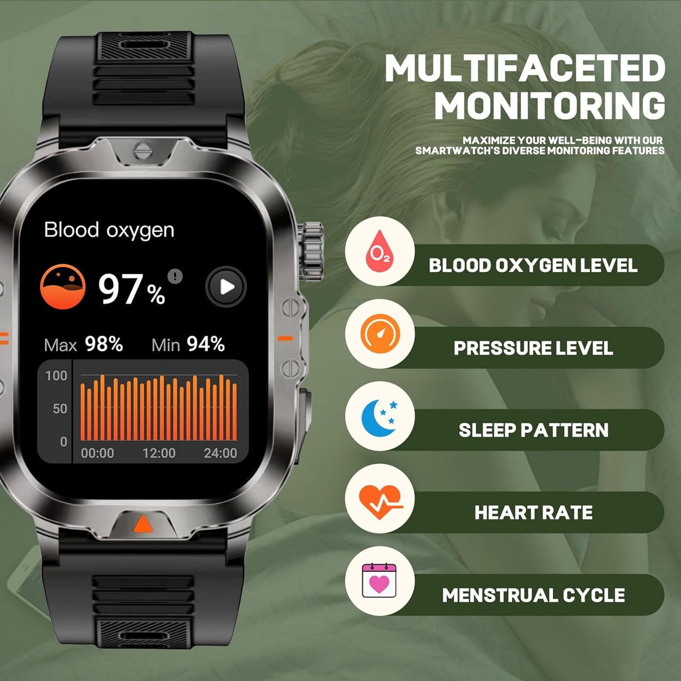 Blacktron Storm S2 Watch - Rugged & Stylish Smartwatch for Adventure Enthusiasts