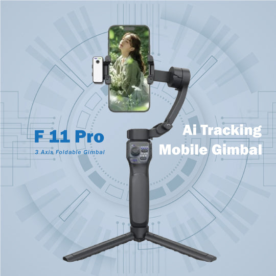 F 11 Pro GIMBAL FOR MOBILE - BEST GIMBAL FOR MOBILE | Ai TRACKING