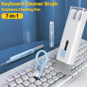 New headset 7-in-1 kit with scalable keyboard cleaner for device maintenance