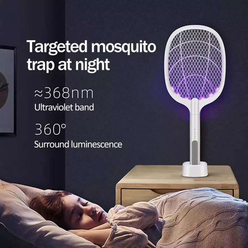 Electric Rechargeable Insect Killer Racket